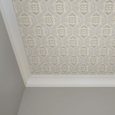 Mistana™ Marvin Peel & Stick Damask Wallpaper & Reviews Wayfair